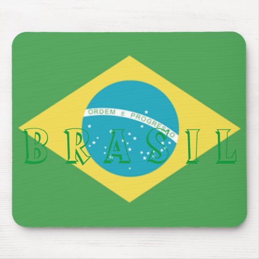 ブラジルマウスパッド国旗 マウスパッド (正面)