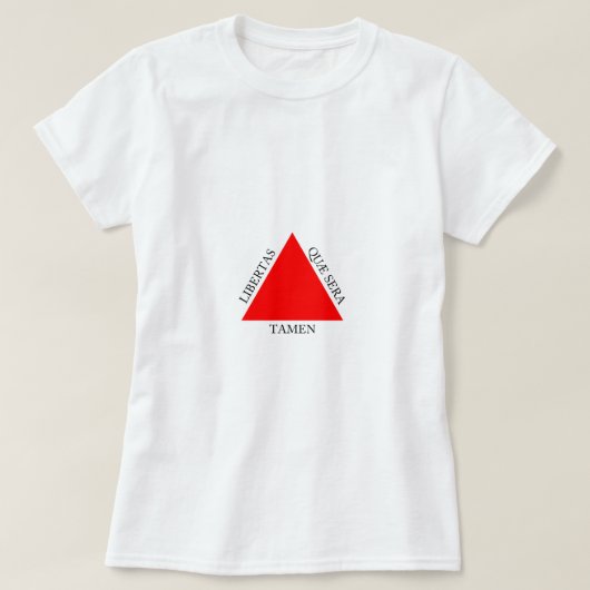 ブラジルミナスジェライス州の旗 Tシャツ (デザイン正面)