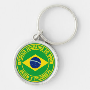 ブラジルラウンドエンブレム キーホルダー