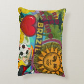 ブラジルリオデジャニエロサントラベルアーカラフルト アクセントクッション (裏面(縦))
