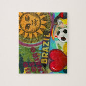 ブラジルリオデジャニエロサントラベルアーカラフルト ジグソーパズル (縦)