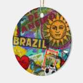 ブラジルリオデジャニエロサントラベルアーカラフルト セラミックオーナメント (左)