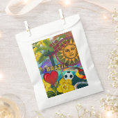 ブラジルリオデジャニエロサントラベルアーカラフルト フェイバーバッグ (クリップ留めされた状態)