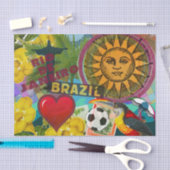 ブラジルリオデジャニエロサントラベルアーカラフルト 薄葉紙 (クラフト)