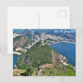 ブラジルリオデジャネイロシュガローフ山旅行 ポストカード (正面/裏面)
