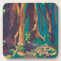 ブラジルローズウッド飲料用コースター