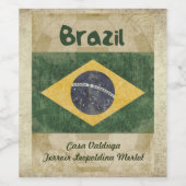 ブラジルワインラベル ワインラベル (シングルラベル)