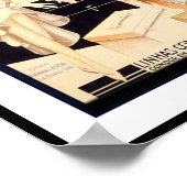 ブラジルヴィンテージ旅行 ポスター (角)