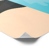 ブラジルヴィンテージ自動車旅行ポスター ポスター (角)