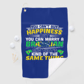 ブラジル人との結婚 – ブラジルの幸せ ゴルフタオル (インサイチュ)