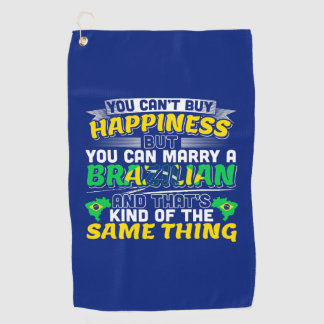 ブラジル人との結婚 – ブラジルの幸せ ゴルフタオル