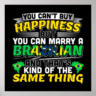 ブラジル人との結婚 – ブラジルの幸せ ポスター