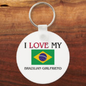 ブラジル人のガールフレンドが大好き キーホルダー (正面)