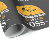 ブラジル人のJiu JitsuのギフトArte気持ち良いOss BJJ ラッピングペーパー (ロールコーナー)