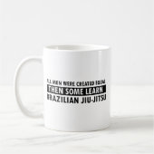 ブラジル人のJiu-Jitsuのデザイン コーヒーマグカップ (左)