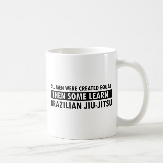 ブラジル人のJiu-Jitsuのデザイン コーヒーマグカップ (右)