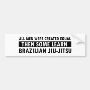 ブラジル人のJiu-Jitsuのデザイン バンパーステッカー