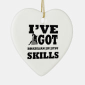 ブラジル人のJiu Jitsuの武道のデザイン セラミックオーナメント (右)