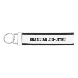 ブラジル人のJiu-Jitsuの白いベルトKeychain リストバンドキーホルダー