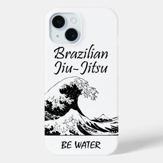 ブラジル人のJiu-Jitsuの素晴らしい波の電話箱 Case-Mate iPhoneケース (裏面)