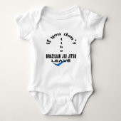 ブラジル人のJiu Jitsuの許可を好まなければ ベビーボディスーツ (正面)