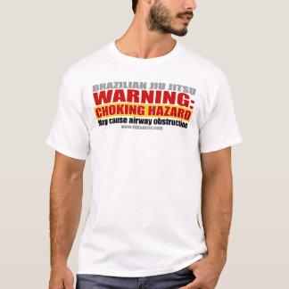 ブラジル人のJiu Jitsuの警告: 息苦しい危険のワイシャツ Tシャツ