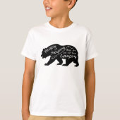 ブラジル人のJiu Jitsuの (BJJ)旗の戦闘機のギフト Tシャツ (正面)