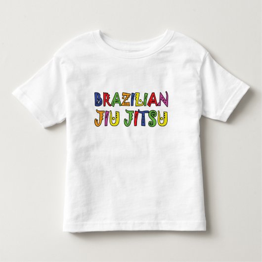 ブラジル人のJiujitsuの幼児のTシャツ トドラーTシャツ (正面)