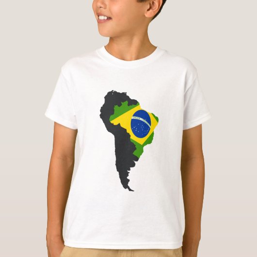 ブラジル人アメリカ Tシャツ (正面)