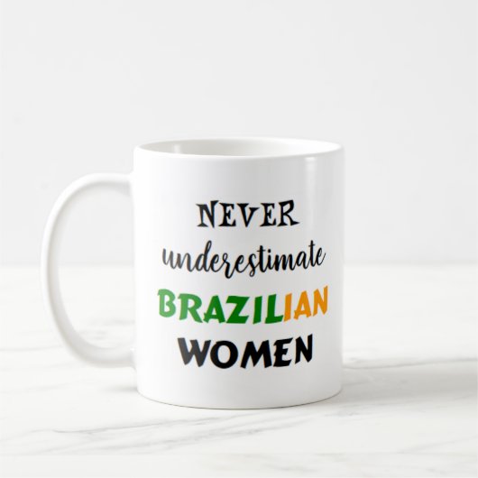 ブラジル人女性コーヒーマグ コーヒーマグカップ (左)