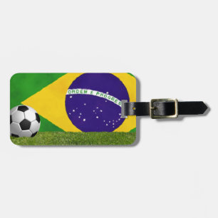 ブラジル人Futbol -サッカー ラゲッジタグ