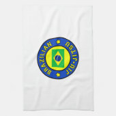 ブラジル人Jiu Jitsu キッチンタオル (縦)