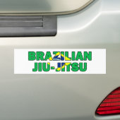 ブラジル人Jiu Jitsu バンパーステッカー (車上)