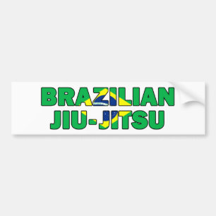 ブラジル人Jiu Jitsu バンパーステッカー