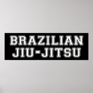 ブラジル人Jiu Jitsu ポスター