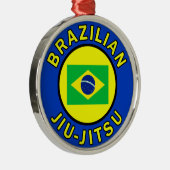 ブラジル人Jiu Jitsu メタルオーナメント (右)