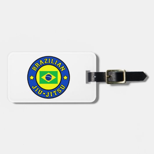 ブラジル人Jiu Jitsu ラゲッジタグ (正面横)