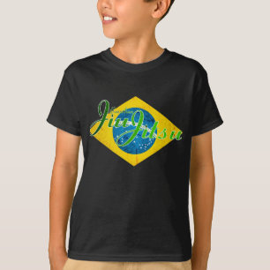 ブラジル人Jiu Jitsu -画像的なデザイン Tシャツ
