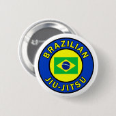ブラジル人Jiu Jitsu 缶バッジ (正面&裏面)