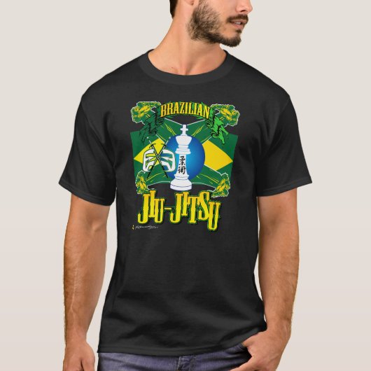 ブラジル人Jiu-Jitsu - bjj Tシャツ (正面)