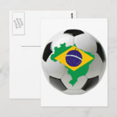 ブラジル代表 ポストカード (正面/裏面)