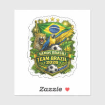 ブラジル代表 2026 ジャガーとコンゴウインコのサッカー ファン