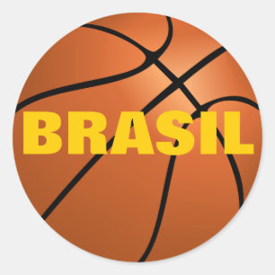 ブラジル全国バスケットボール部 ラウンドシール