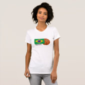 ブラジル全国バスケットボール部 Tシャツ (正面フル)
