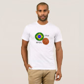 ブラジル全国バスケットボール部 Tシャツ (正面フル)