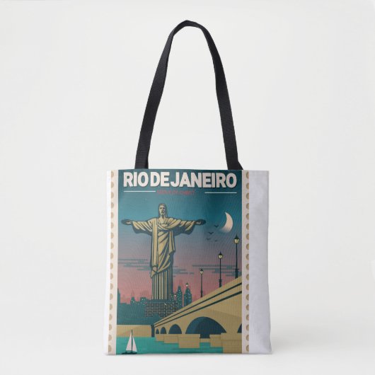 ブラジル切手 トートバッグ (正面)