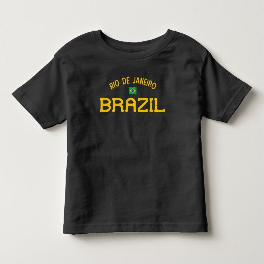 ブラジル動揺してリオデジャネイロ トドラーTシャツ (正面)