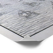 ブラジル北東部の地図 ポスター (角)