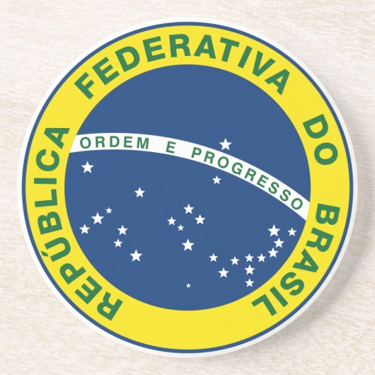 ブラジル国印 コースター (正面)