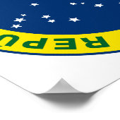 ブラジル国印 ポスター (角)